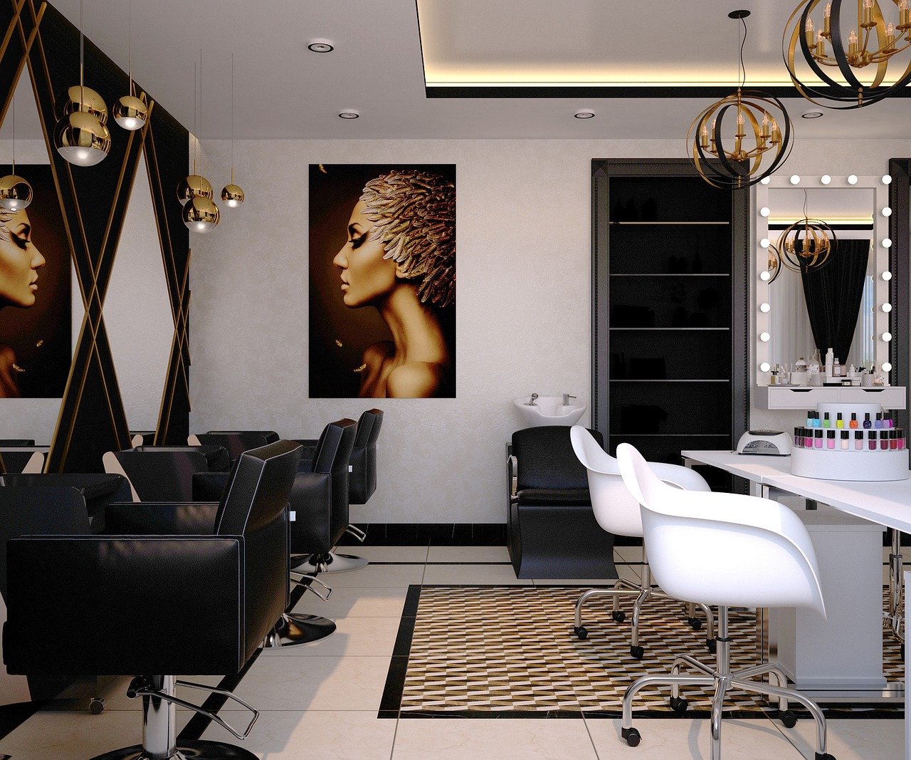 Salon interior